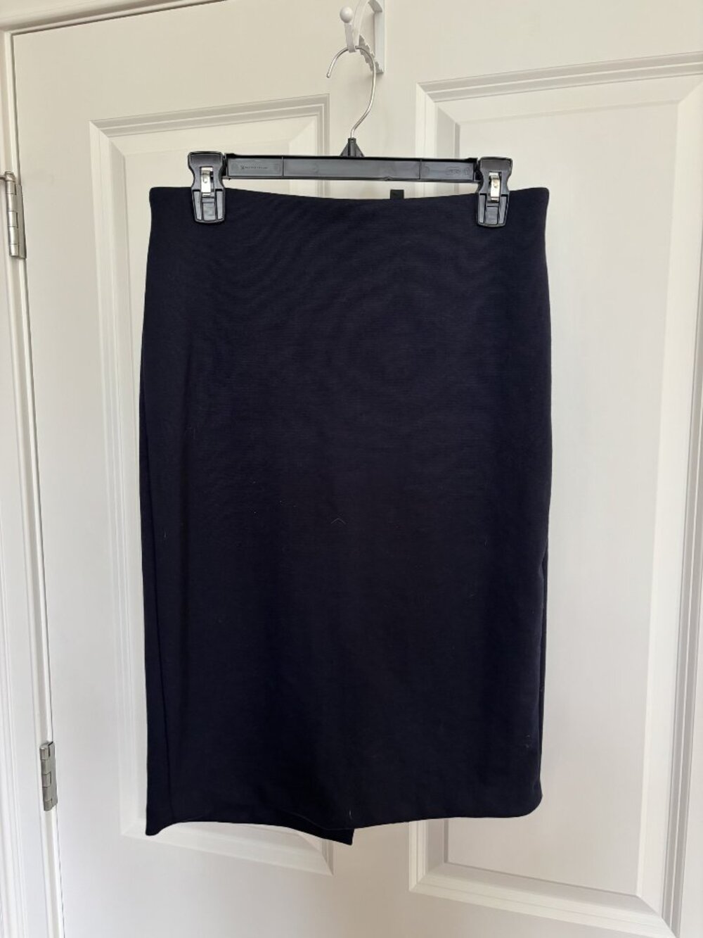 Premise Studio Navy Ponte Knit Pencil Skirt, Size 4
